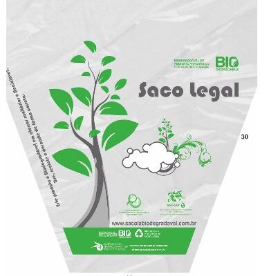 Embalagem Cônica Biodegradável para Verduras Grandes |  35x13x30 |  1.000/un