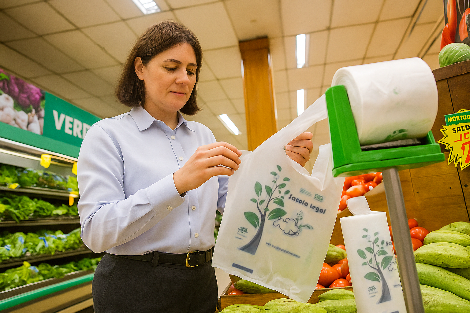 sacola legal biodegradável